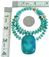 Southwest Multicolor Sterling Silver Bead Necklace RX115211